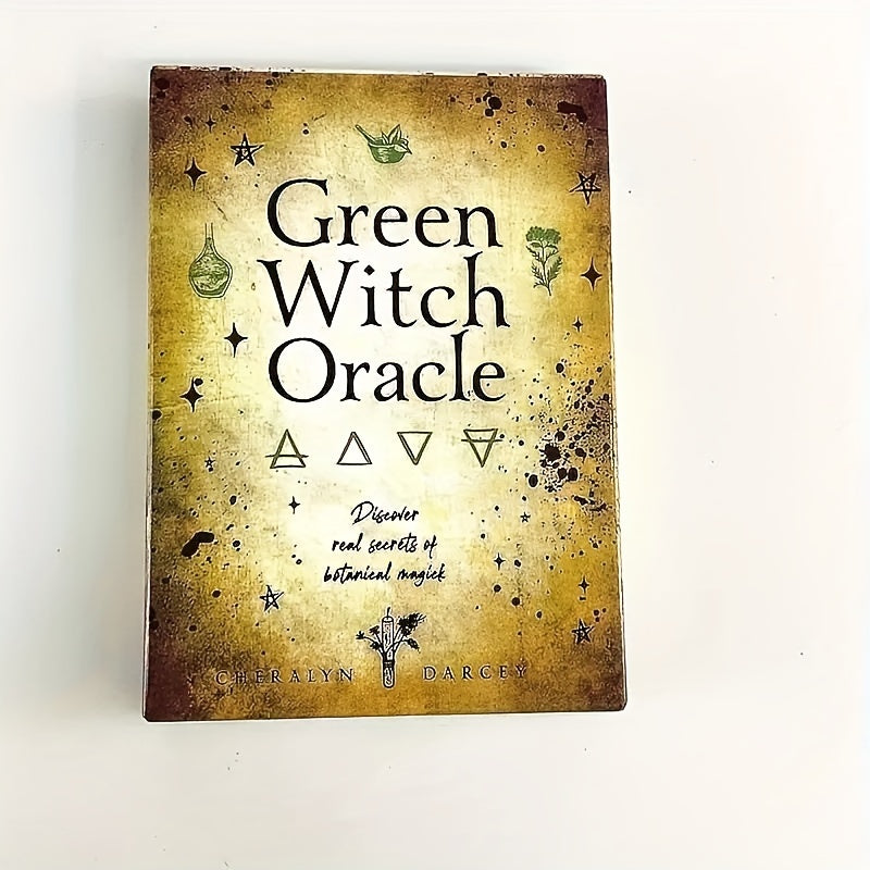 Green Witch Oracle Cards 44 Cards English Visions Divination Edition Deck Board Playing Games
