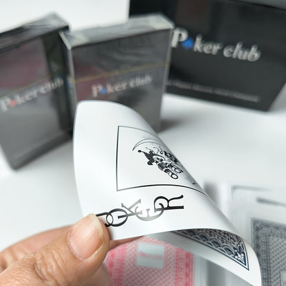 2 Pairs of 100% PVC Plastic Playing Cards, Durable and Stain-Resistant, Giant Index Playing Cards, Wide Cards 2.48*3.46inch, Family and Colleague Party Board Game Cards
