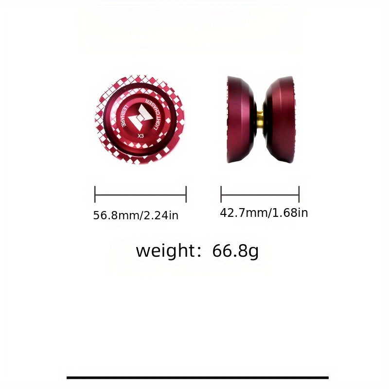 High-Speed with Aluminum Alloy Professional Yo-Yo - Competition-Grade Responsiveness, for Ages 14 and Up