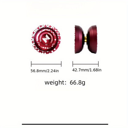 High-Speed with Aluminum Alloy Professional Yo-Yo - Competition-Grade Responsiveness, for Ages 14 and Up