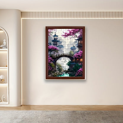 1 Box of 1000pcs Puzzle 50*70cm\u002F19.7*27.6inch, Adult Puzzle Large Size Puzzle Gift DIY Making Fun Suitable for Home Living Room Office Decoration No Frame, Christmas Halloween Mother's Day New Year Easter Gift DIY Mosaic Making