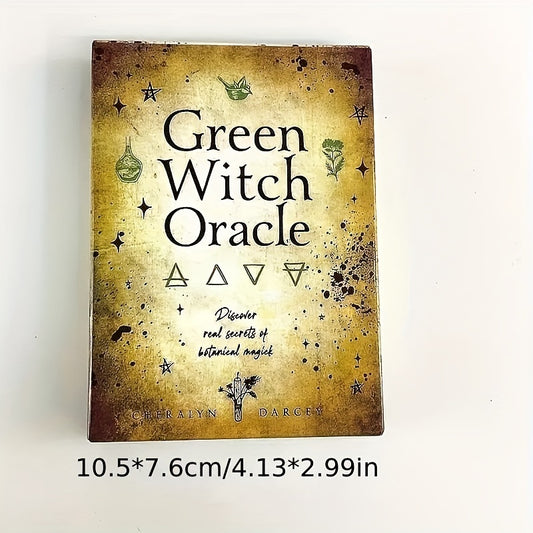 Green Witch Oracle Cards 44 Cards English Visions Divination Edition Deck Board Playing Games