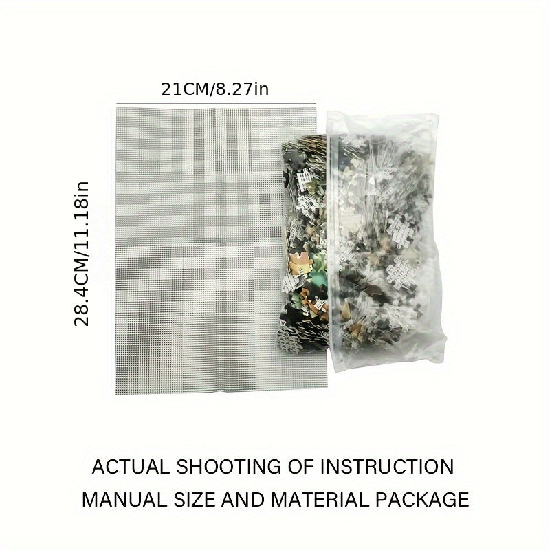 1000pcs Giant Jigsaw Puzzle DIY 1000pcs Giant Jigsaw Puzzle for Adults - High Resolution, Matte Finish, Dustproof with Telescope-Inspired Closure Design, Premium Paper Material, DIY Mosaic Craft Kit
