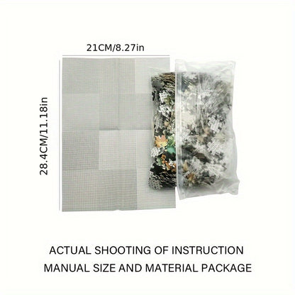 1000pcs Giant Jigsaw Puzzle DIY 1000pcs Giant Jigsaw Puzzle for Adults - High Resolution, Matte Finish, Dustproof with Telescope-Inspired Closure Design, Premium Paper Material, DIY Mosaic Craft Kit
