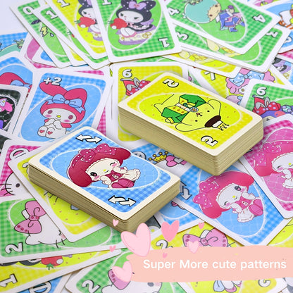 1pc\u002F2pcs Sanrio Elements Game Cards Fashionable and Exquisite Game Cards Suitable for Family Gatherings Outdoor Leisure Time Intellectual Game Exercise Memory Exercise Cards Collectible Cards Holiday Gifts