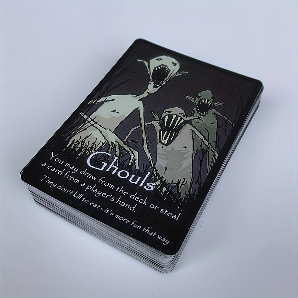 The Grimwood Outlet Version Slightly Strategic Highly Chaotic Slightly Dinged Card Game 64 Standard Poker Size Cards