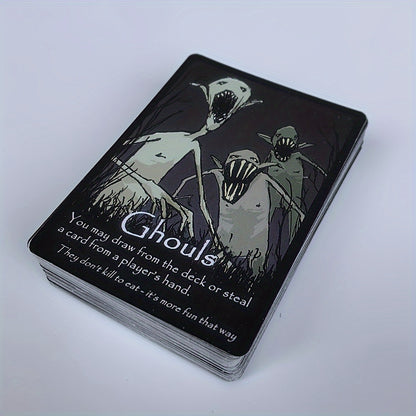 The Grimwood Outlet Version Slightly Strategic Highly Chaotic Slightly Dinged Card Game 64 Standard Poker Size Cards