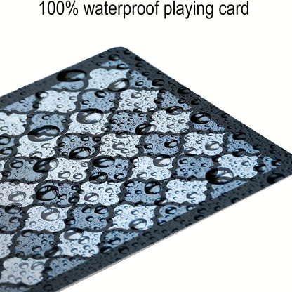 2 Decks of 100% Waterproof Plastic Playing Cards - Large Print Poker Cards for Endless Fun! Halloween Christmas Gift