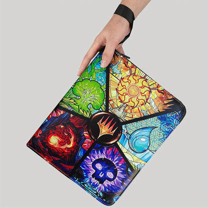 Collectible Card Sleeves, 9 Pocket Premium 900 Double-Sided PU Card Binder, a Card Album for Storing MTG, TCG, Sports Cards, And Game Cards.